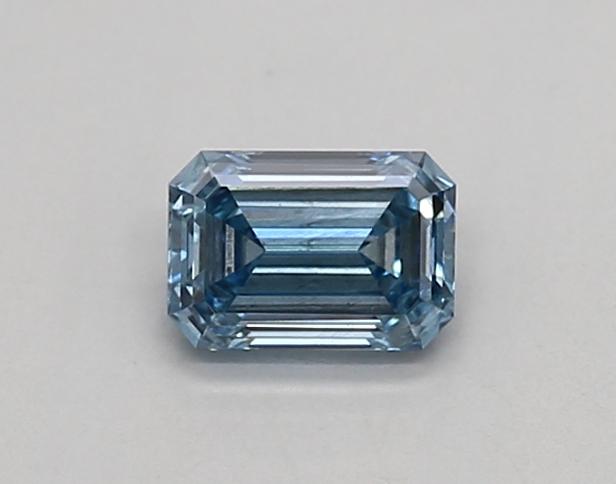 0.40ct FANCY VIVID  BLUE VS1 Emerald (IGI)