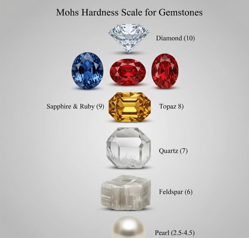 The Mohs Scale Decoded: The Ultimate Guide to Gemstone Hardness and Durability in Fine Jewelry 💎