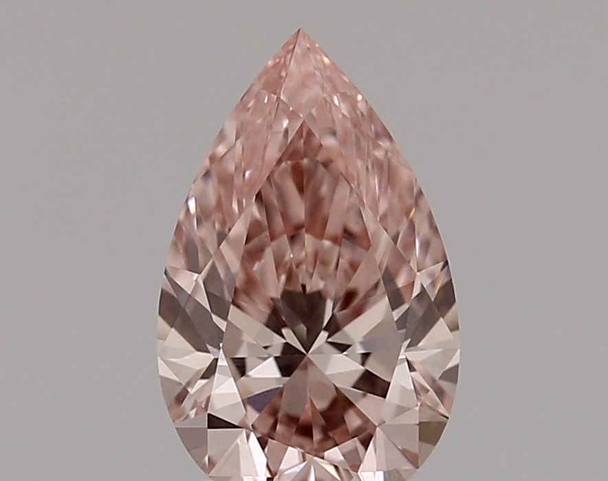 1.54ct FANCY VIVID  PINK VVS2 Pear (IGI)