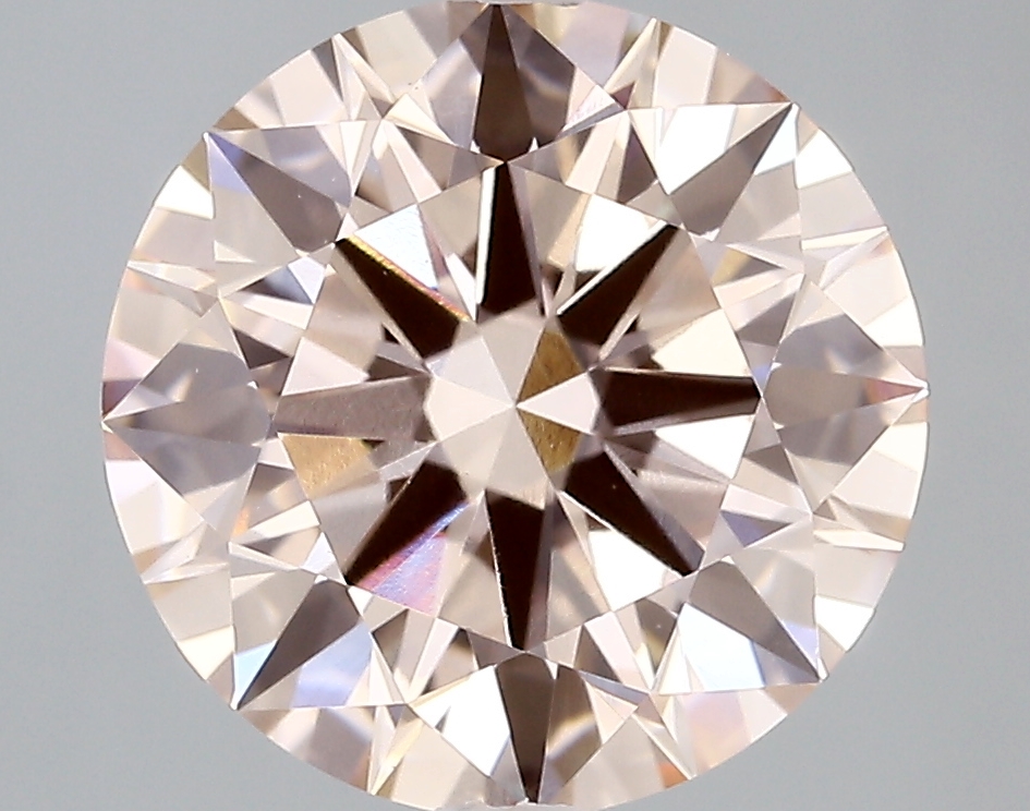 4.58ct FANCY  PINK VVS2 Round (IGI)