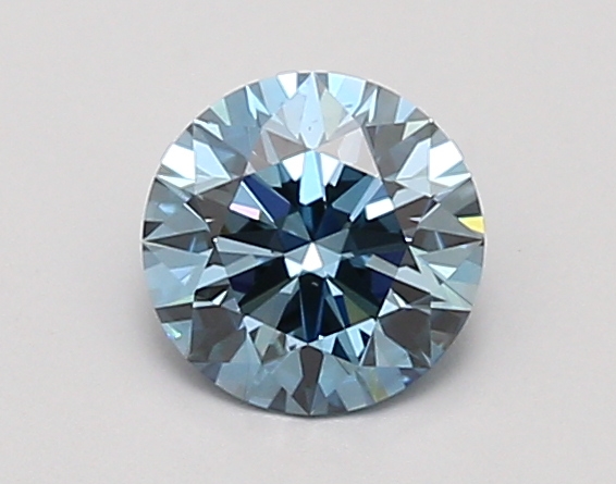 0.93ct FANCY VIVID  BLUE VS1 Round (IGI)