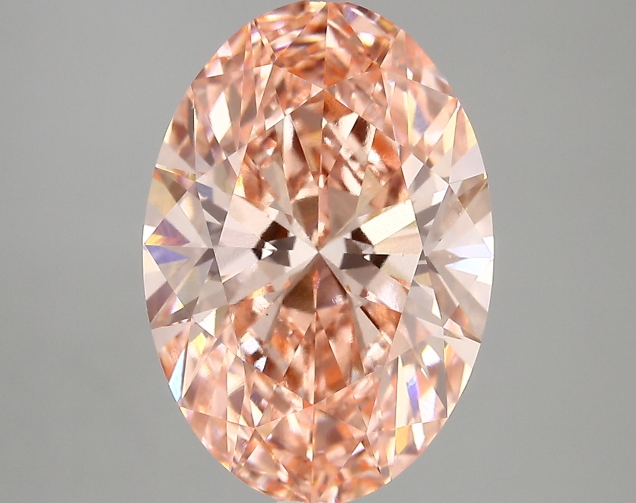 5.13ct FANCY VIVID  PINK VS1 Oval (IGI)