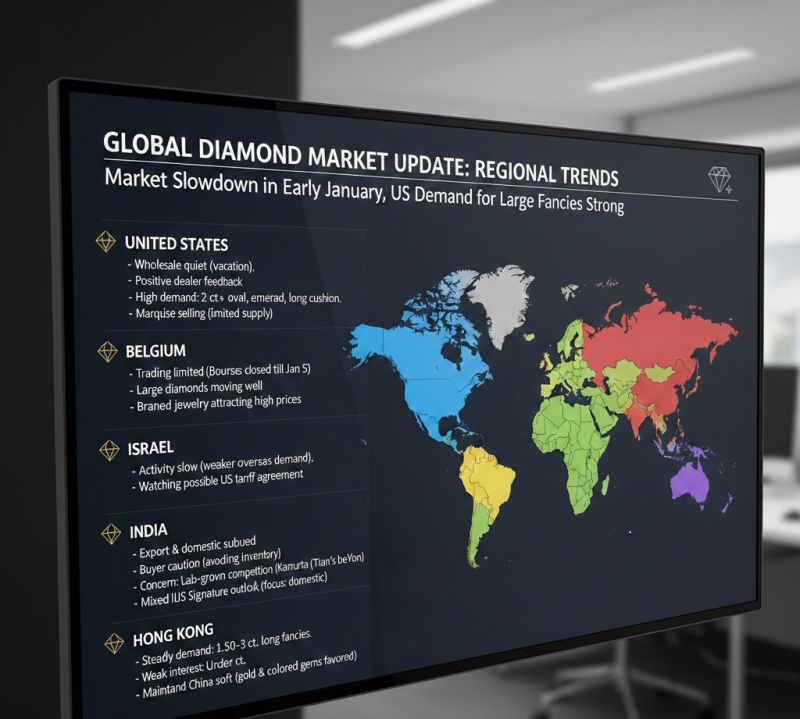 Navigating Diamond Landscape: Regional Trends, Challenges, and Opportunities