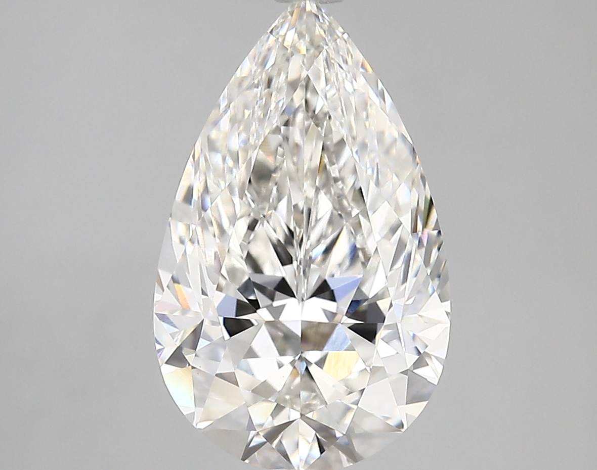 3.57ct F VS1 Pear (IGI)