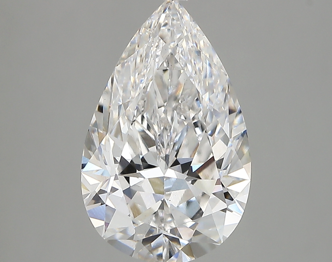 3.35ct D VS2 Pear (IGI)