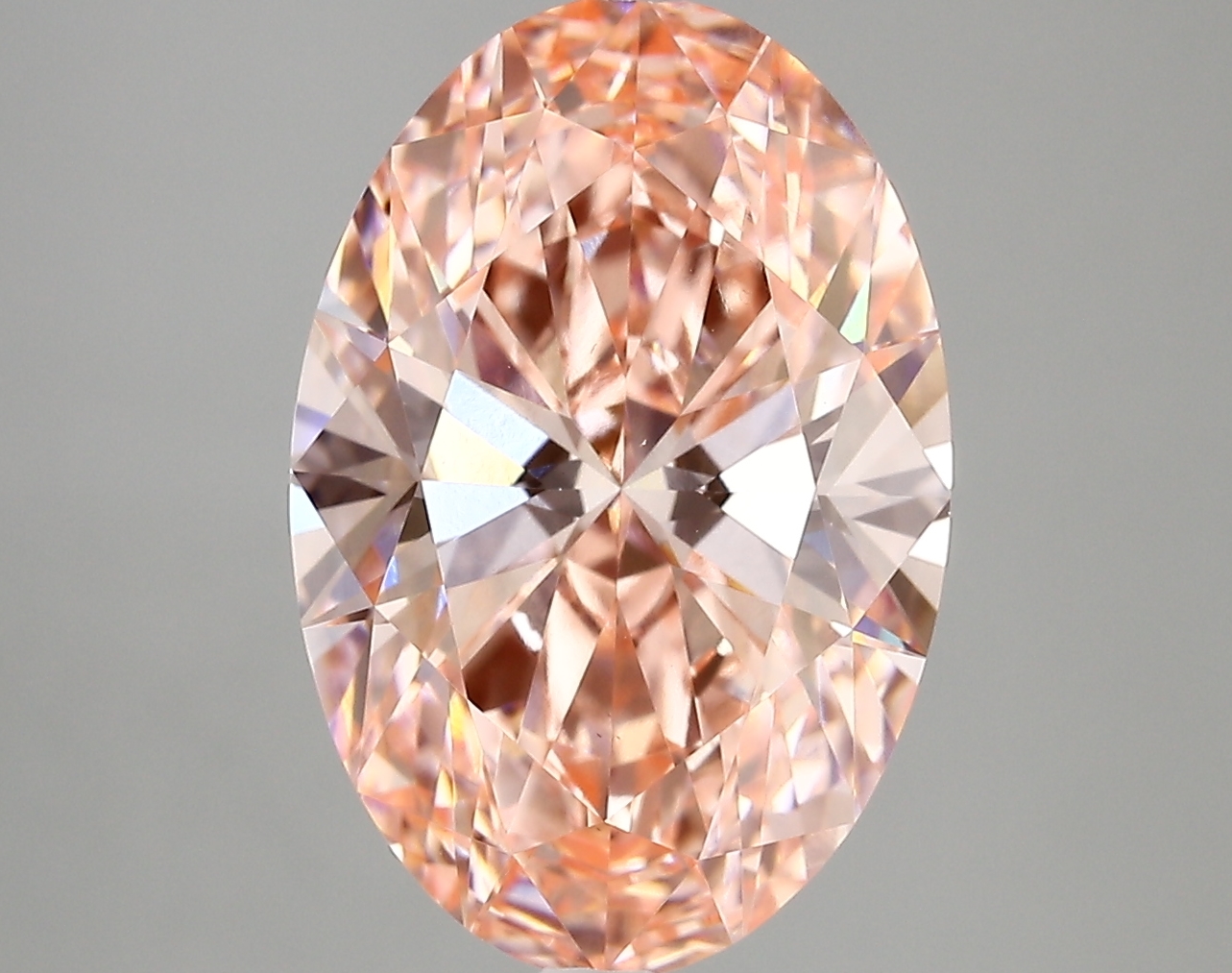 5.29ct FANCY VIVID  PINK VS1 Oval (IGI)