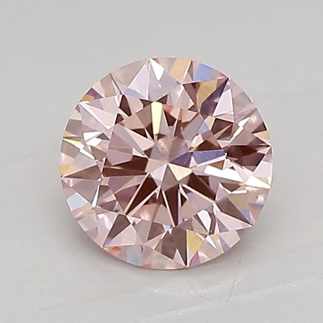 0.80ct FANCY INTENSE  PINK VS2 Round (IGI)