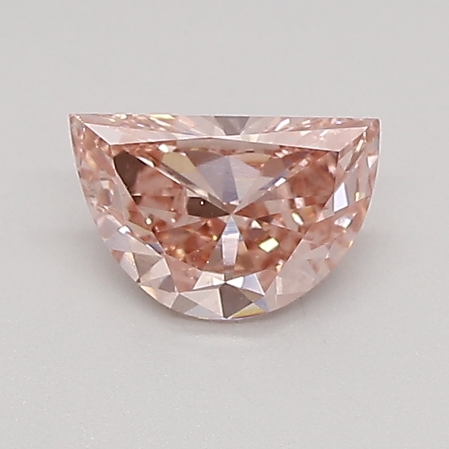 0.46ct FANCY VIVID  PINK VS2 Half Moon (IGI)