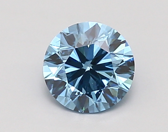 0.92ct FANCY VIVID  BLUE SI1 Round (IGI)