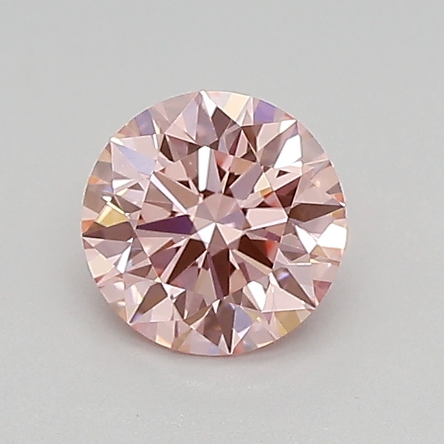 0.61ct FANCY VIVID  PINK VVS2 Round (IGI)