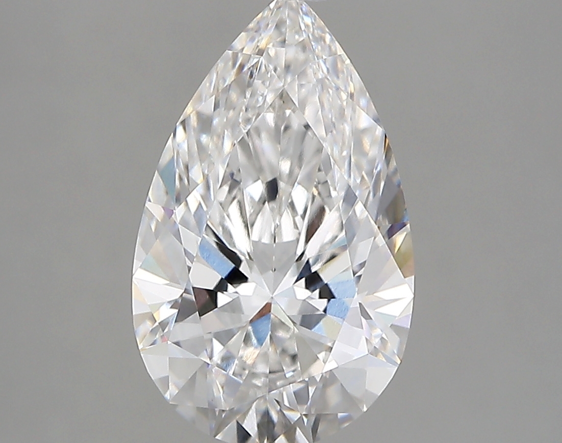 2.84ct F VVS2 Pear (IGI)