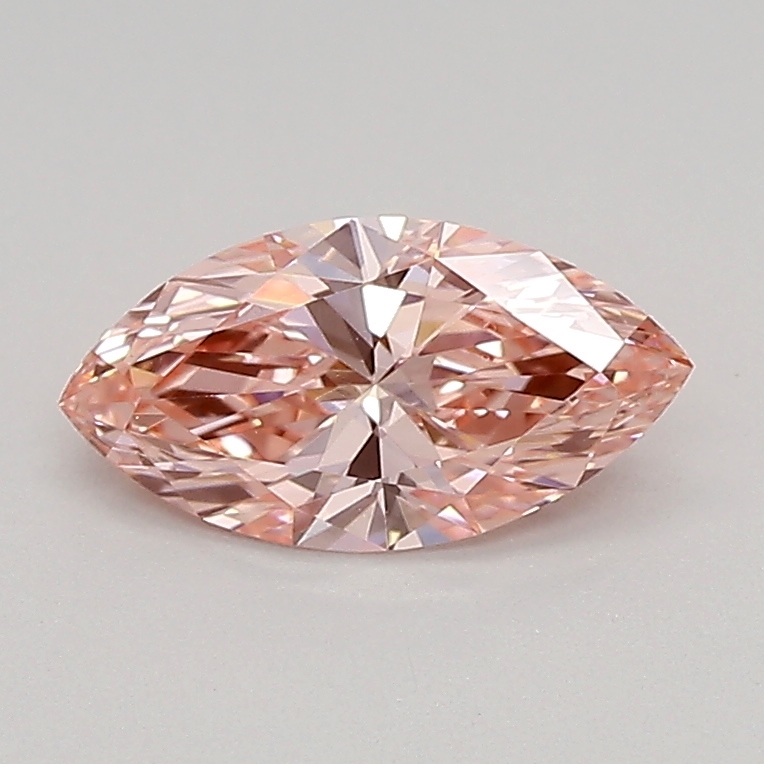 0.68ct FANCY VIVID  PINK VVS2 Marquise (IGI)