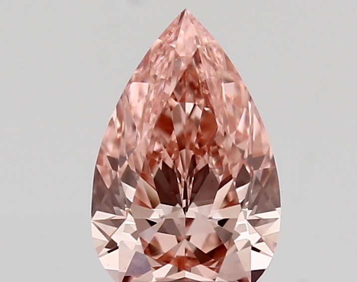1.01ct FANCY VIVID  PINK VVS2 Pear (IGI)