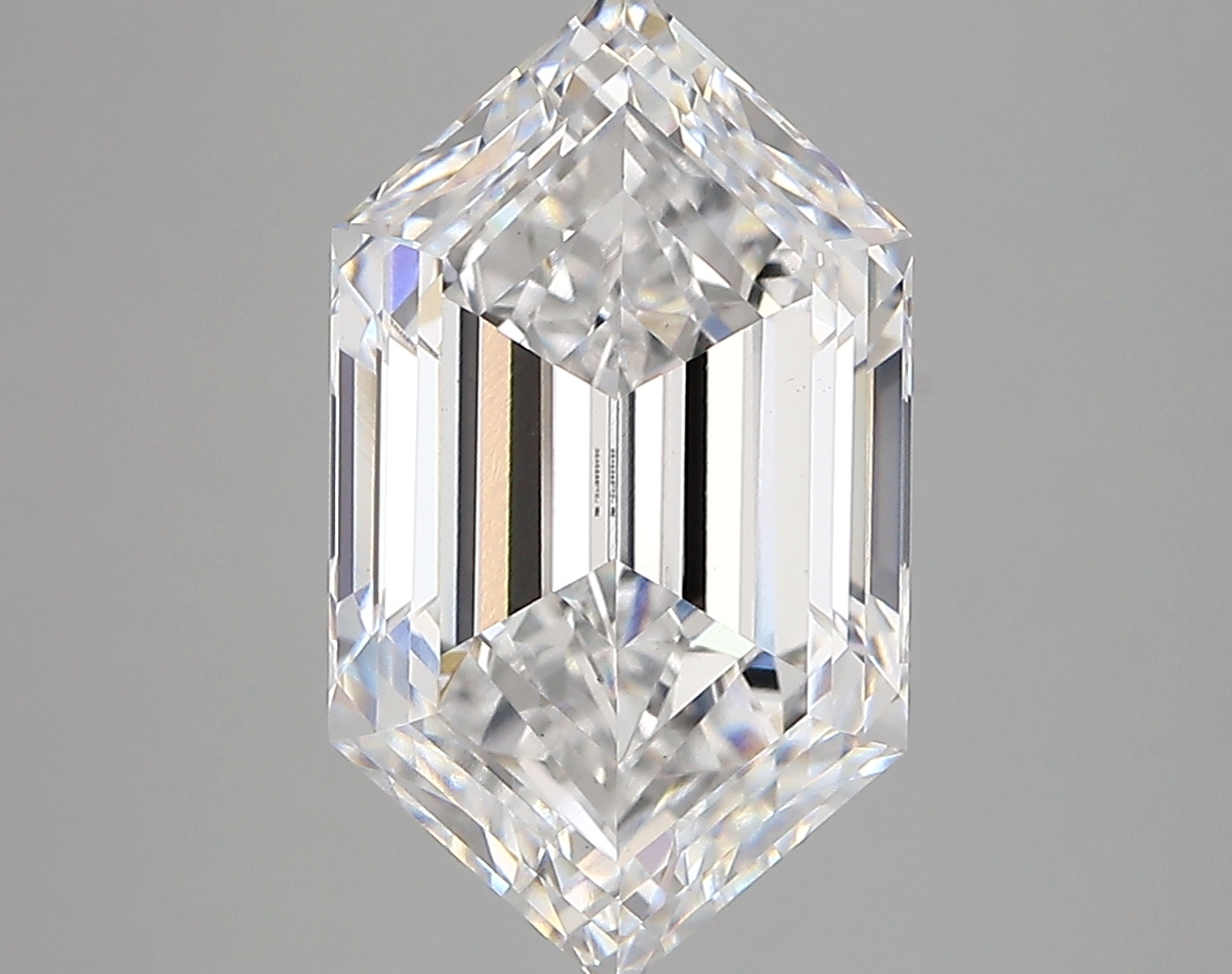 4.65ct D VVS2 Long Hexagon (IGI)
