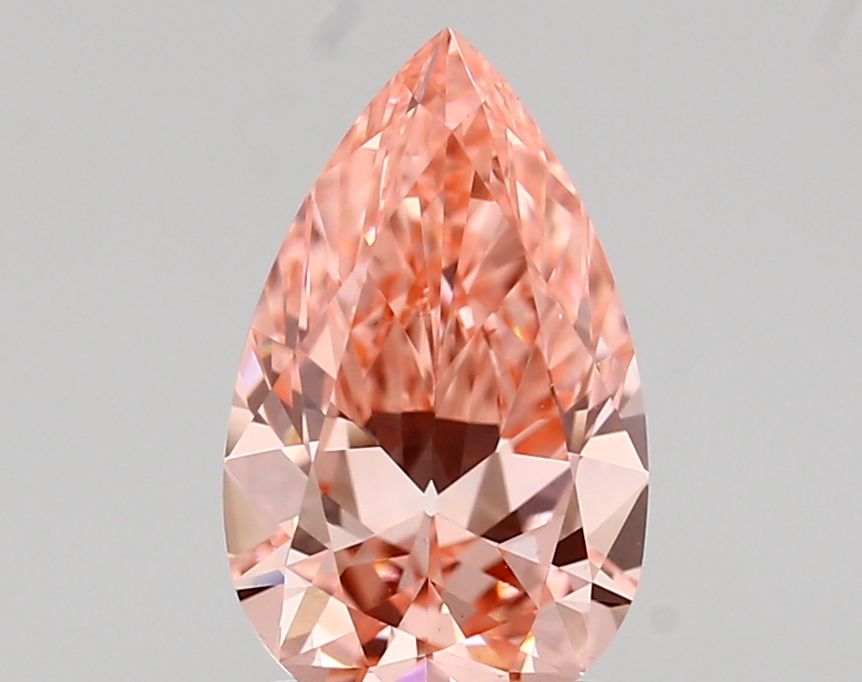 1.47ct FANCY VIVID  PINK VS1 Pear (IGI)