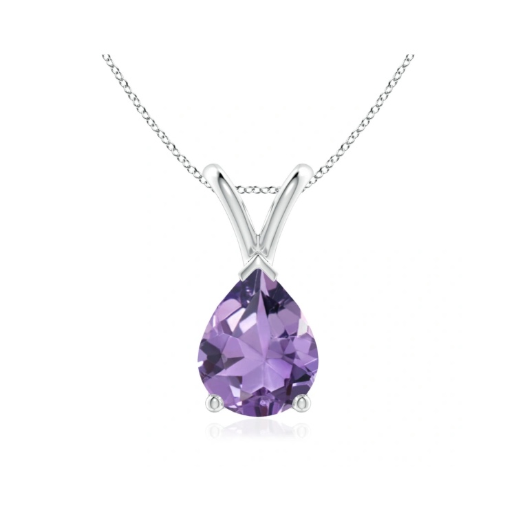 Amethyst Necklace set in 14kt gold