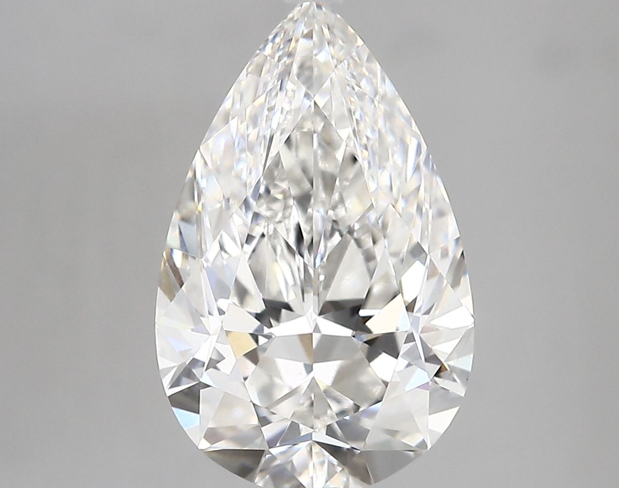4.11ct F VVS2 Pear (IGI)