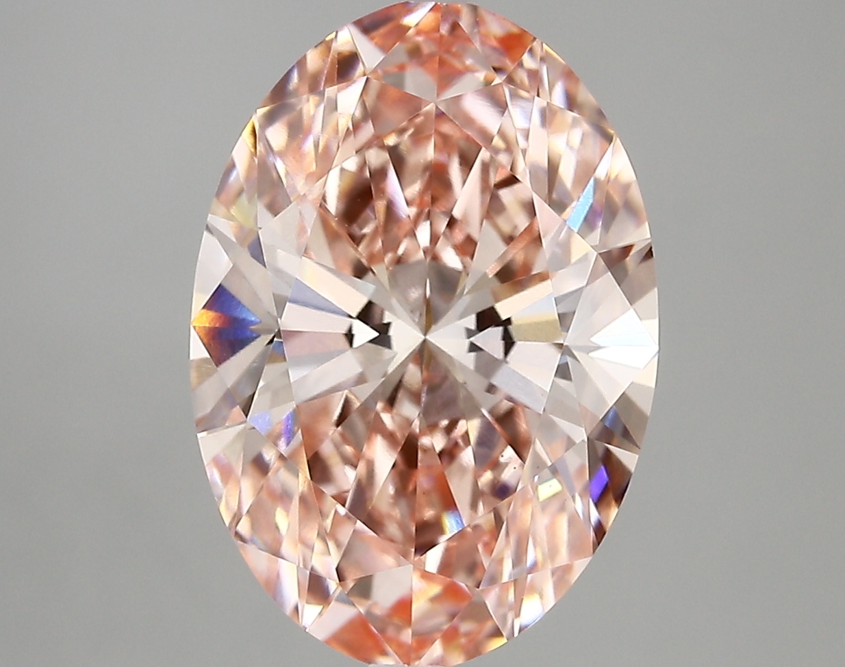 5.18ct FANCY VIVID  PINK VS1 Oval (IGI)