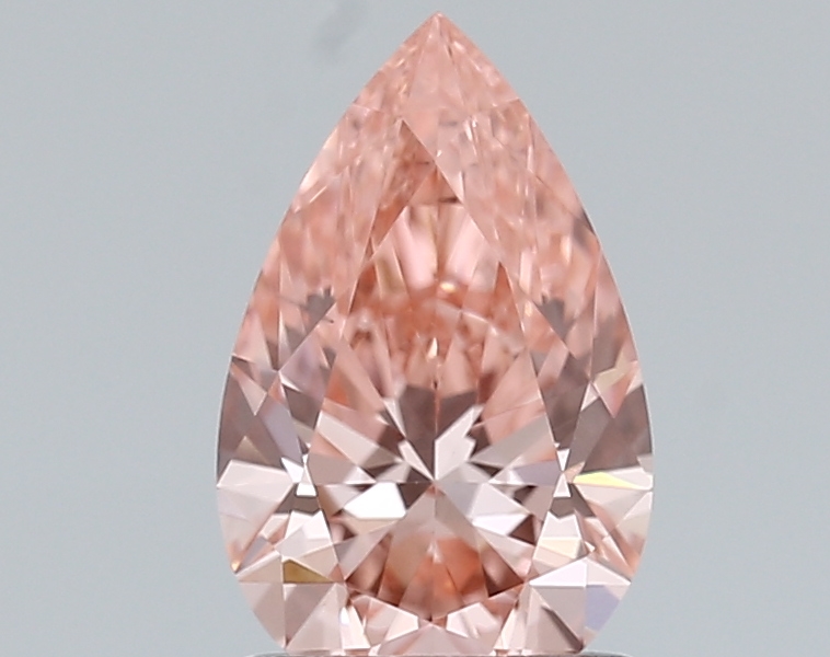 1.10ct FANCY VIVID  PINK VS1 Pear (IGI)