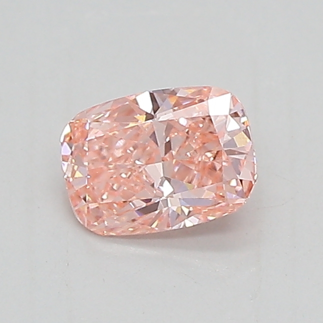 0.48ct FANCY VIVID  PINK VS1 Cushion (IGI)