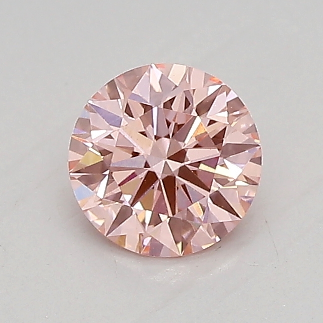0.61ct FANCY INTENSE  PINK VS1 Round (IGI)
