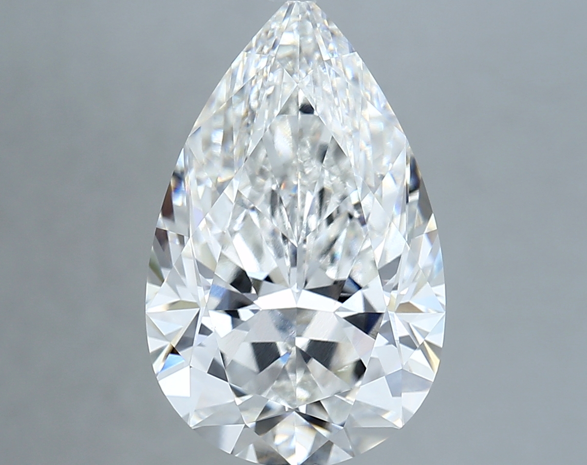 6.29ct F VVS2 Pear (IGI)