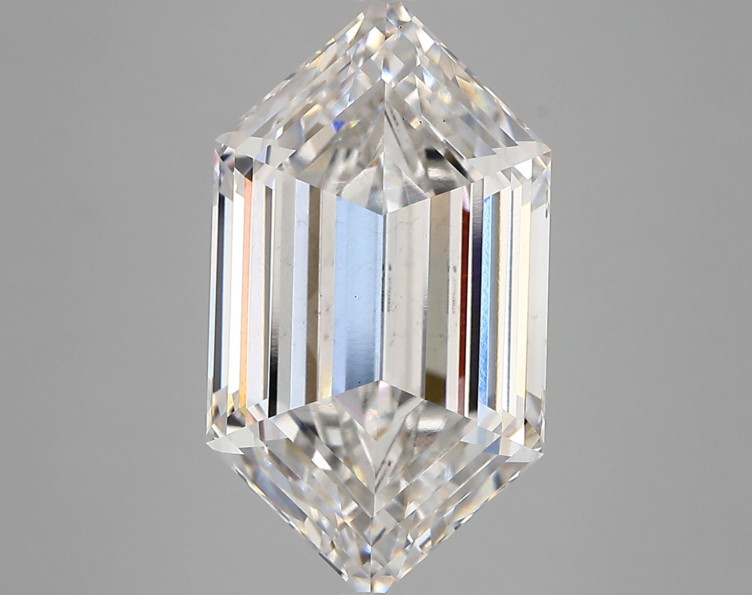 7.62ct F VS2 Long Hexagon (IGI)
