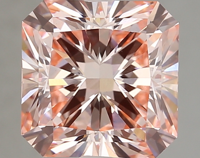 3.70ct FANCY VIVID  PINK VS1 Radiant (IGI)
