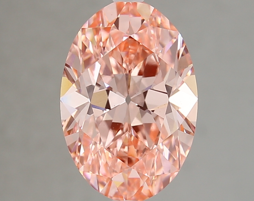 3.01ct FANCY VIVID  PINK VS1 Oval Old Miner (IGI)
