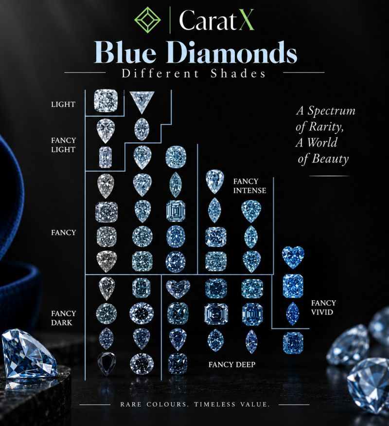 The Complete Guide to Blue Diamonds: Formation, Color Grading, Rarity, and Value