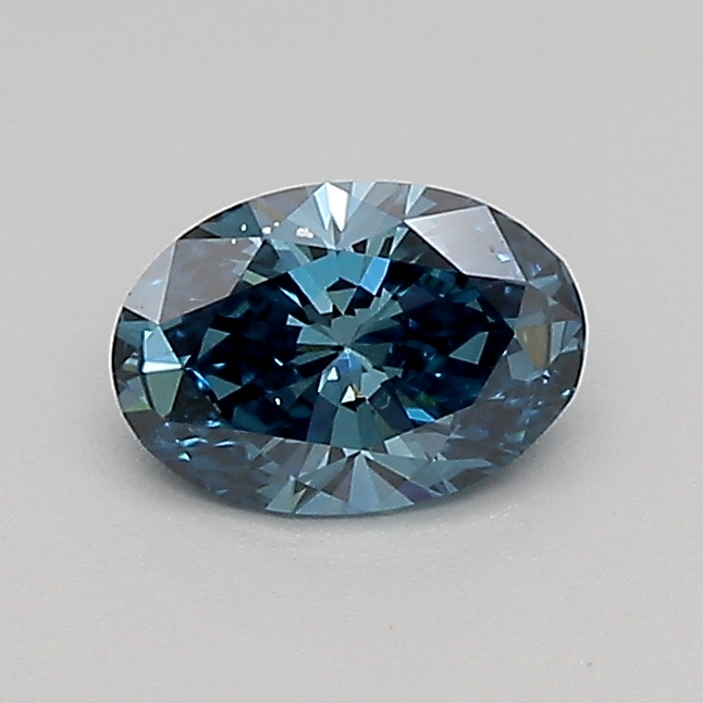 0.46ct FANCY VIVID  BLUE VVS2 Oval (IGI)