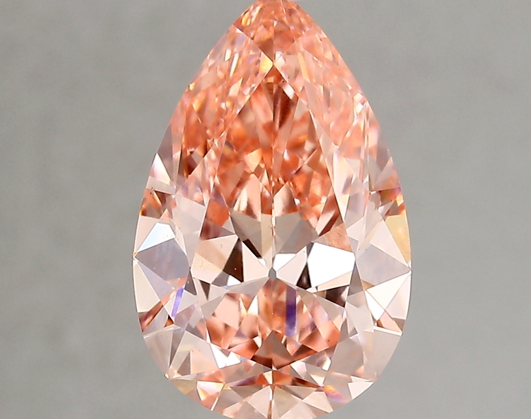 2.78ct FANCY VIVID  PINK VS1 Pear (IGI)