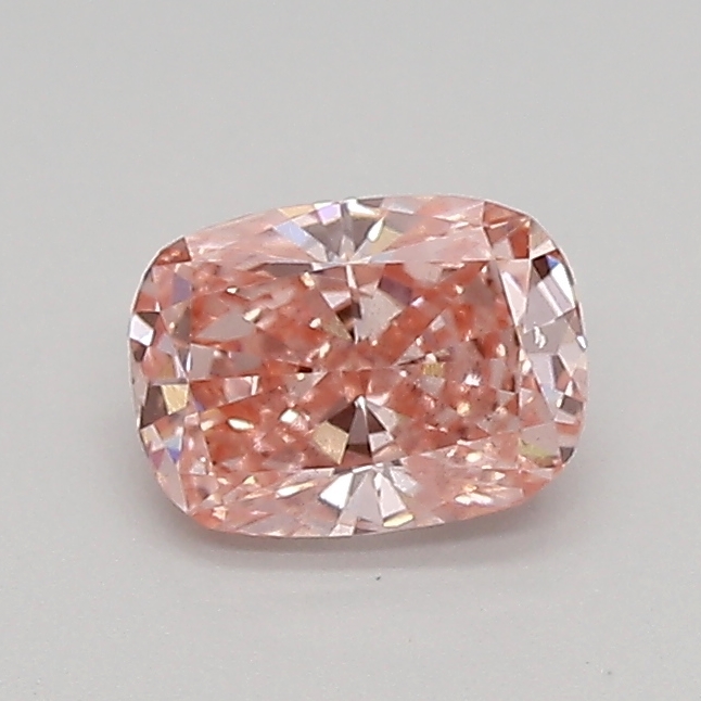 0.55ct FANCY VIVID  PINK SI1 Cushion (IGI)