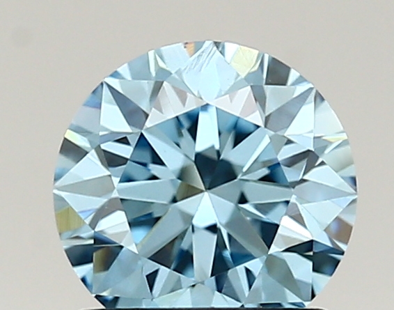 1.02ct FANCY VIVID  BLUE SI1 Round (IGI)
