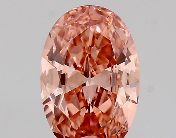 1.01ct FANCY VIVID  PINK VS1 Oval Old Miner (IGI)