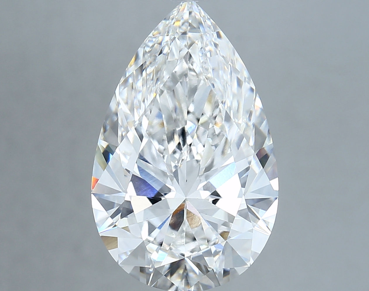 7.03ct F VVS2 Pear (IGI)