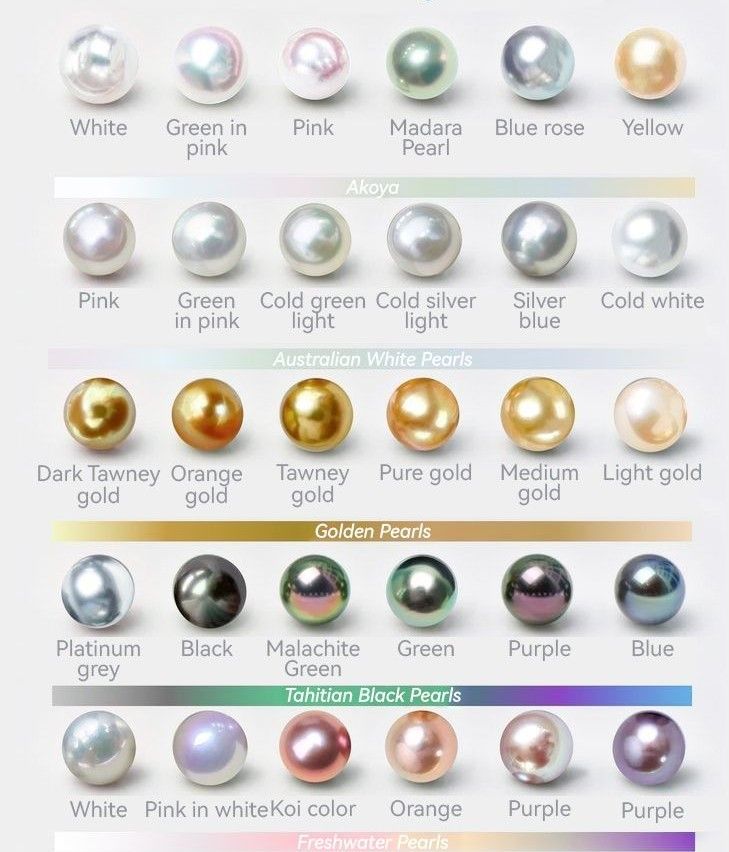 💎A Detailed Guide to the Real Reasons Pearls Come in Different Colors