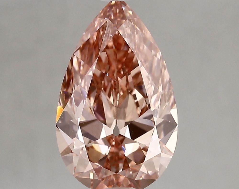 2.23ct FANCY VIVID  PINK VS1 Pear (IGI)