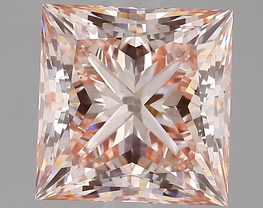 4.35ct FANCY  PINK VS2 Princess (IGI)