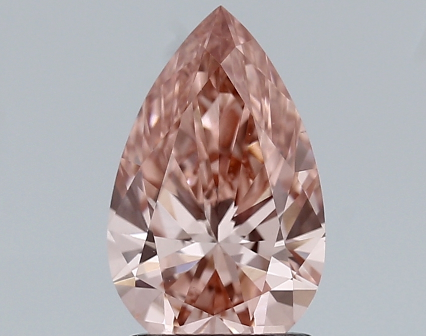 1.54ct FANCY VIVID  PINK VS1 Pear (IGI)