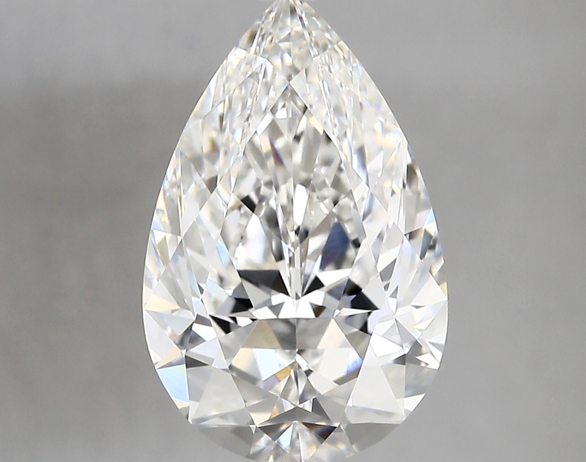 4.07ct F VVS2 Pear (IGI)