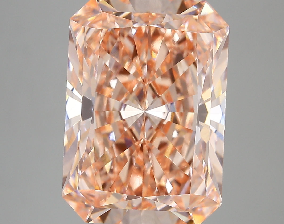 7.31ct FANCY VIVID  PINK VS1 Radiant (IGI)