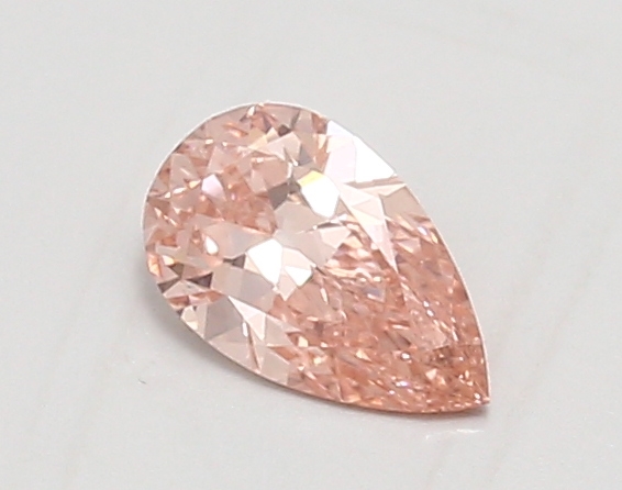 0.54ct FANCY VIVID  PINK VS1 Pear (IGI)