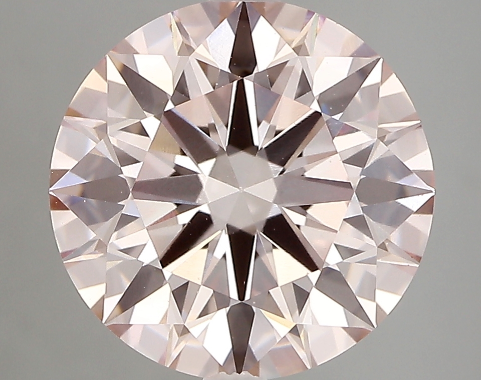 4.57ct FANCY LIGHT  PINK VVS2 Round (IGI)