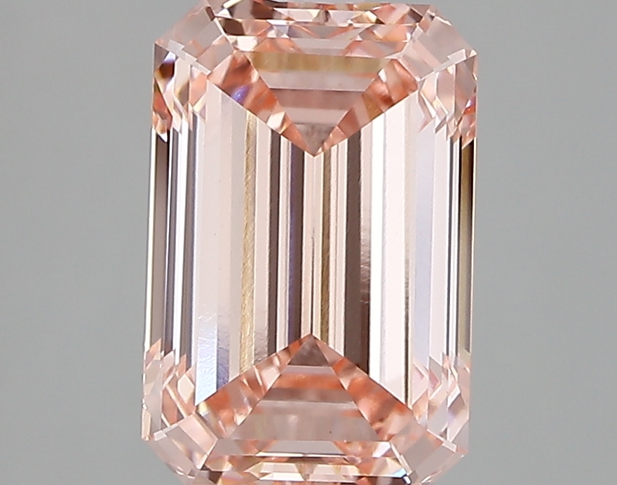2.97ct FANCY VIVID  PINK VS1 Emerald (IGI)