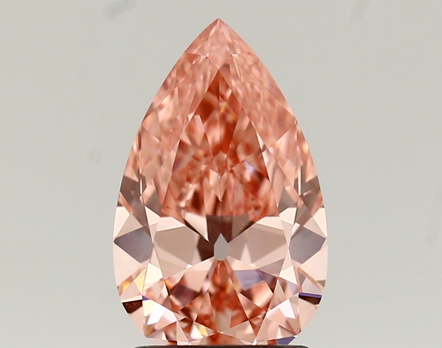 1.66ct FANCY VIVID  PINK VS1 Pear (IGI)