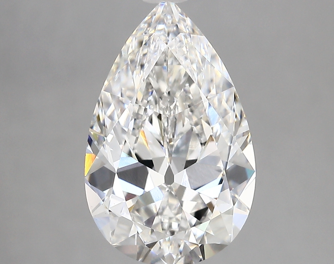 3.61ct E VVS2 Pear (IGI)