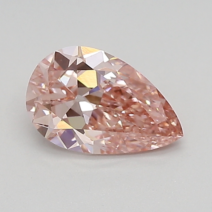 0.71ct FANCY VIVID  PINK VS1 Pear (IGI)