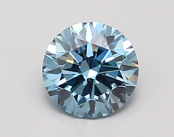 0.95ct FANCY VIVID  BLUE SI1 Round (IGI)