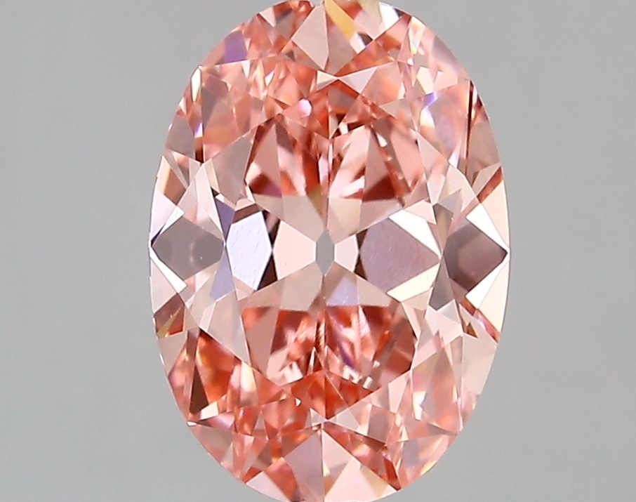 2.36ct FANCY VIVID  PINK VVS1 Oval Old Miner (IGI)